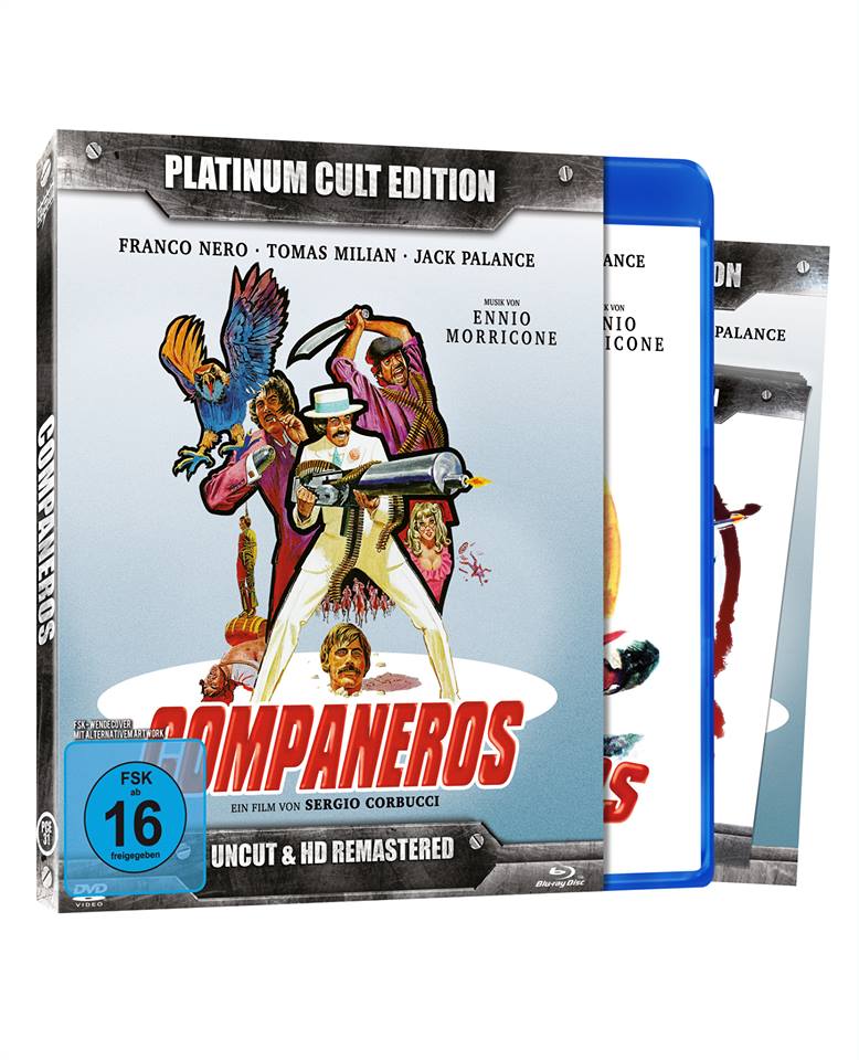 COMPANEROS (PCE-31) Blu-ray und DVD 4-Disc-Edition