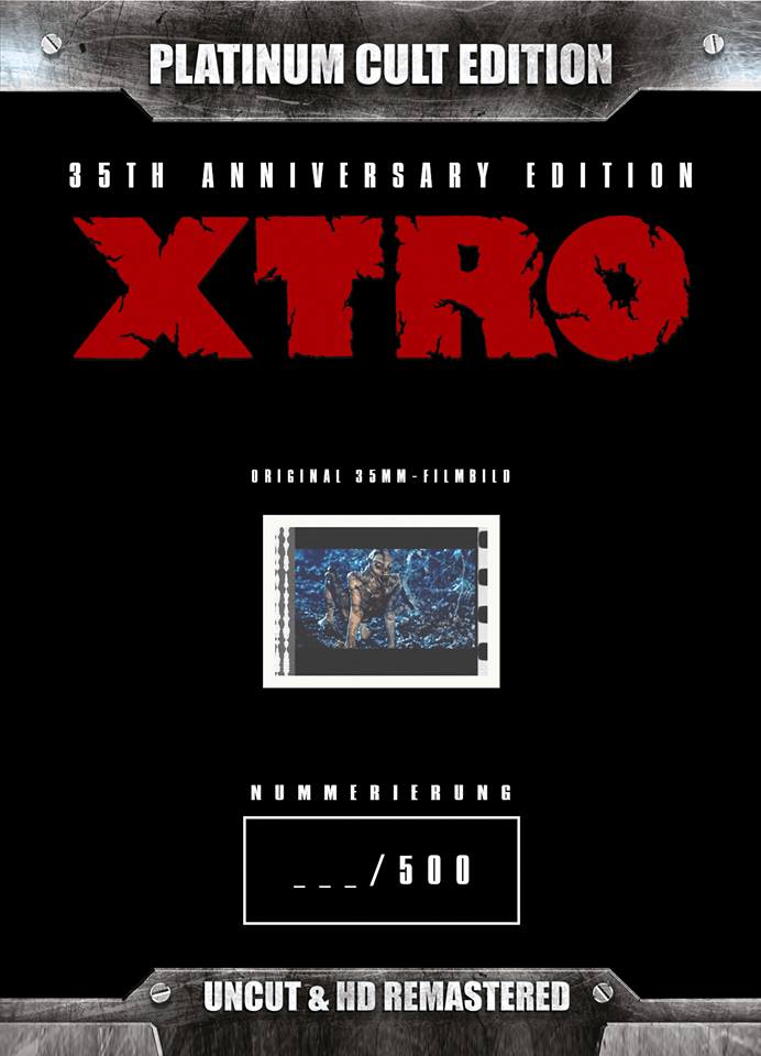 XTRO-35th Anniversary DeLuxe-5Disc-Edition (2 x Blu-ray, 2 x DVD, 1 x Soundtrack-CD), Limitiert auf 500, inkl. Figur, Filmbild, T-Shirt, Soundtrack etc. – Bild 2