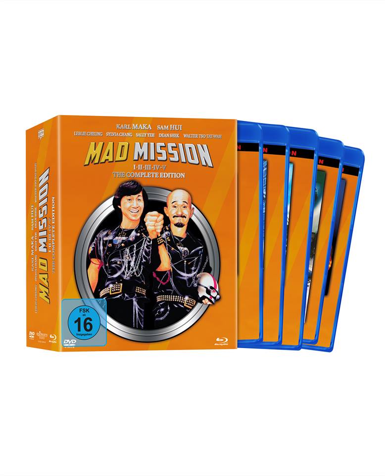 MAD MISSION 1-5 18 Disc Box-Set (9 x Blu-ray und 9 x DVD) Limitiert auf 500 Stück!!!