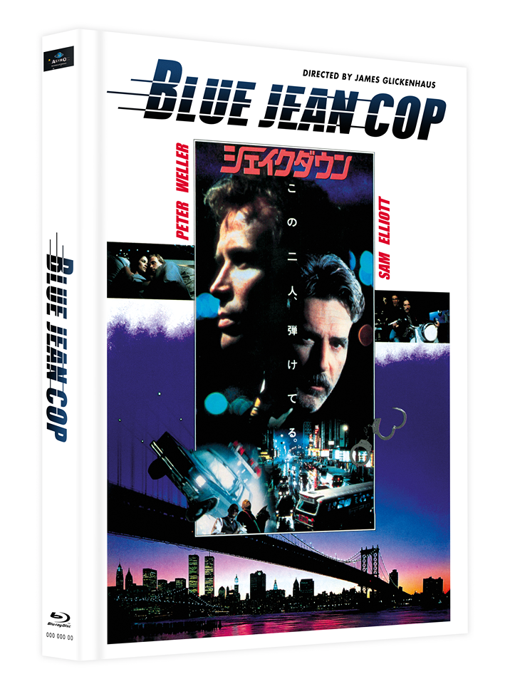 BLUE JEAN COP Blu-ray MediaBook Edition Cover E (Limitiert und nummeriert auf 75 Stück) mit Bonus-Blu-ray MOVING TARGET