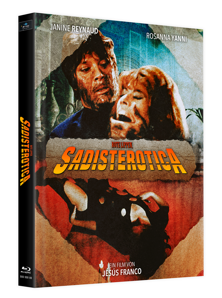 SADISTEROTICA-Rote Lippen Astro Blu-ray MediaBook-Edition Cover E (Limitiert und nummeriert auf 50 Stück) mit Bonus-Blu-ray WITHOUT WARNING