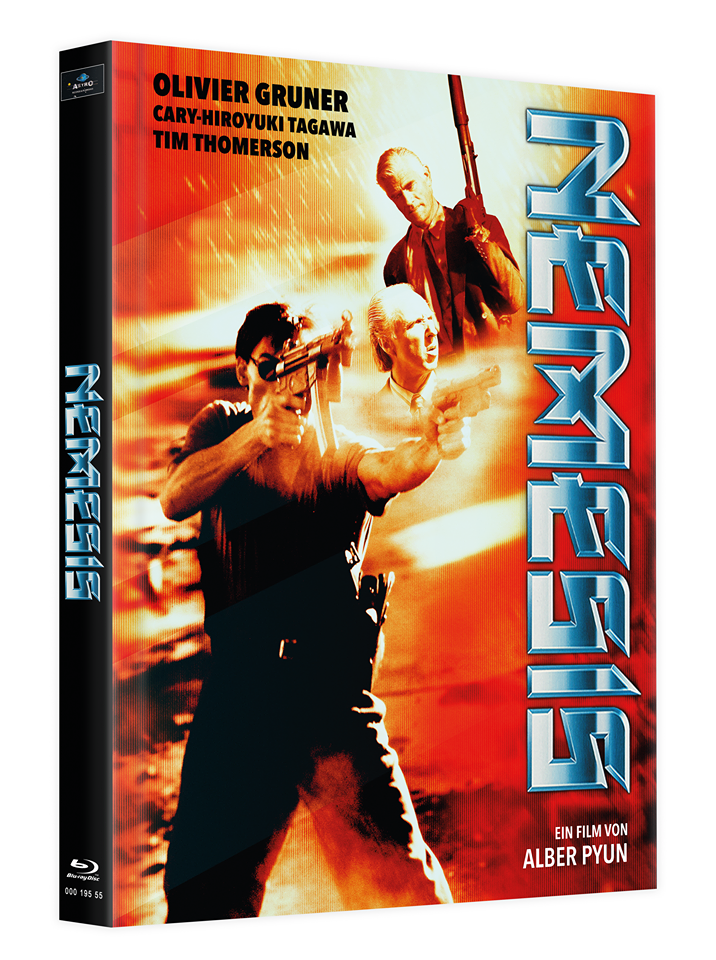 NEMESIS 4-Disc MediaBook Cover (B) limitiert auf 125 St. mit Bonusfilmen Nemesis 2, 3 und 4 sowie neuem Zusatzmaterial