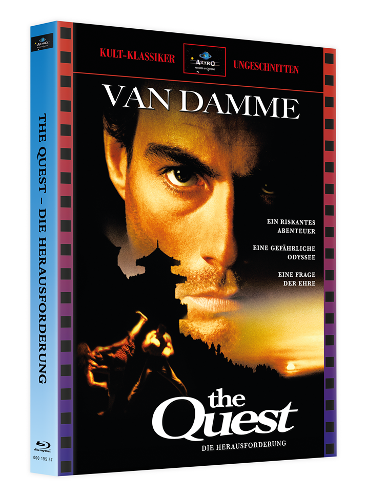 THE QUEST Astro-MediaBook-Edition 2-Disc-Set - Cover A(stro) - Limitiert auf 250 Stück mit Bonus-Blu-ray "AMERICAN KARATE TIGER"