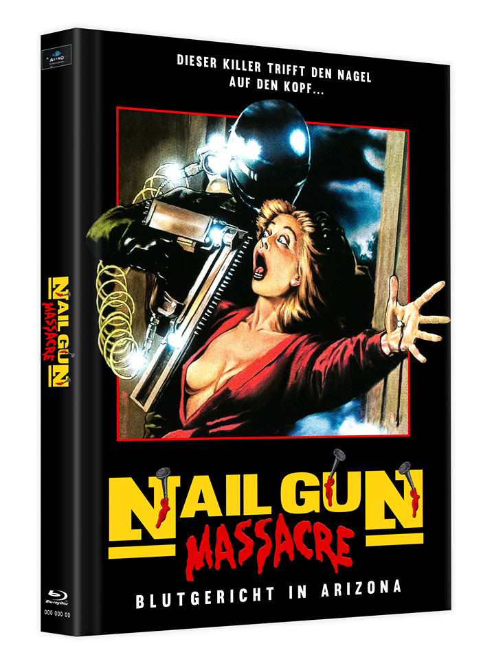 THE NAILGUN MASSACRE 2-Disc-MediaBook Cover C Limitiert auf 100 Stück.