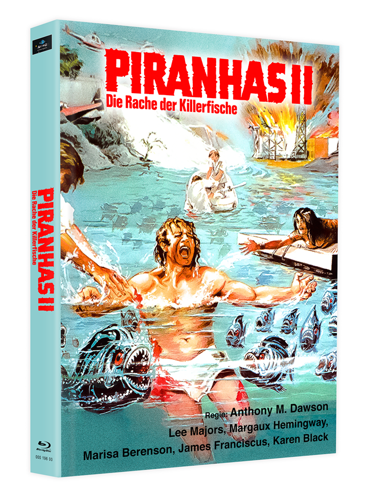 KILLERFISH - Piranhas II / MediaBook-Edition mit 2 Discs, inkl. SchleFaz-Fassung - Cover H limitiert auf 75 Stück