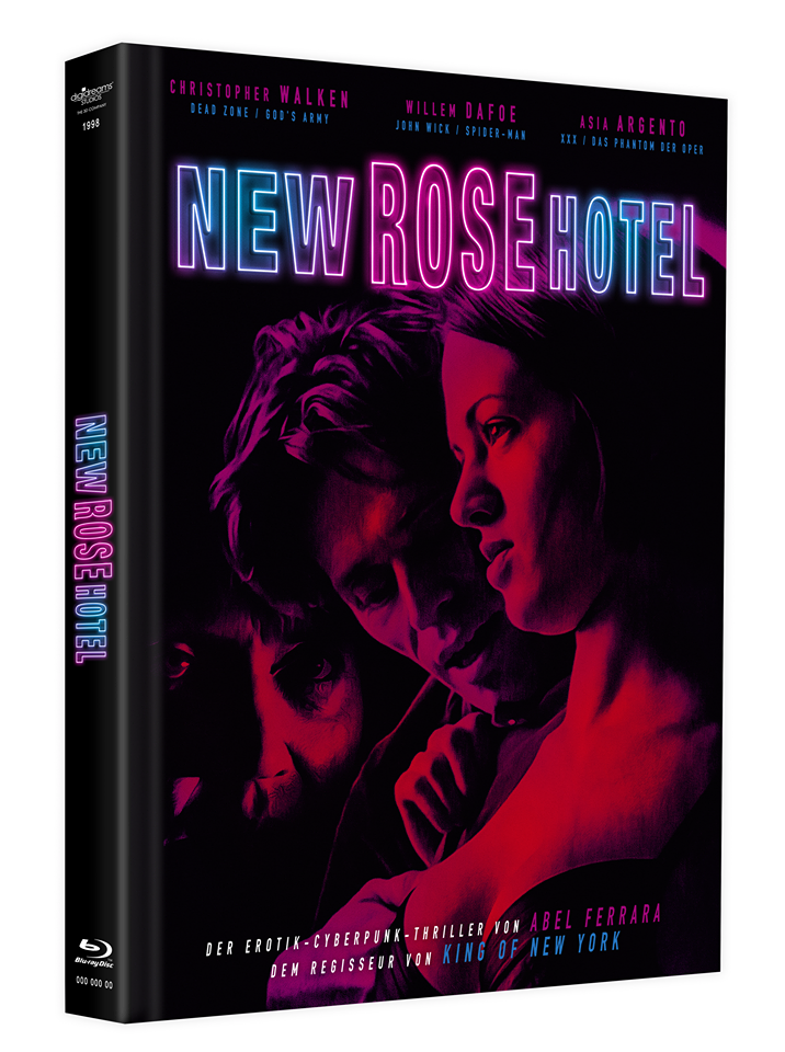 NEW ROSE HOTEL / 2-Disc MediaBook Edition mit Blu-ray und DVD – Limitiert auf 500 Stück