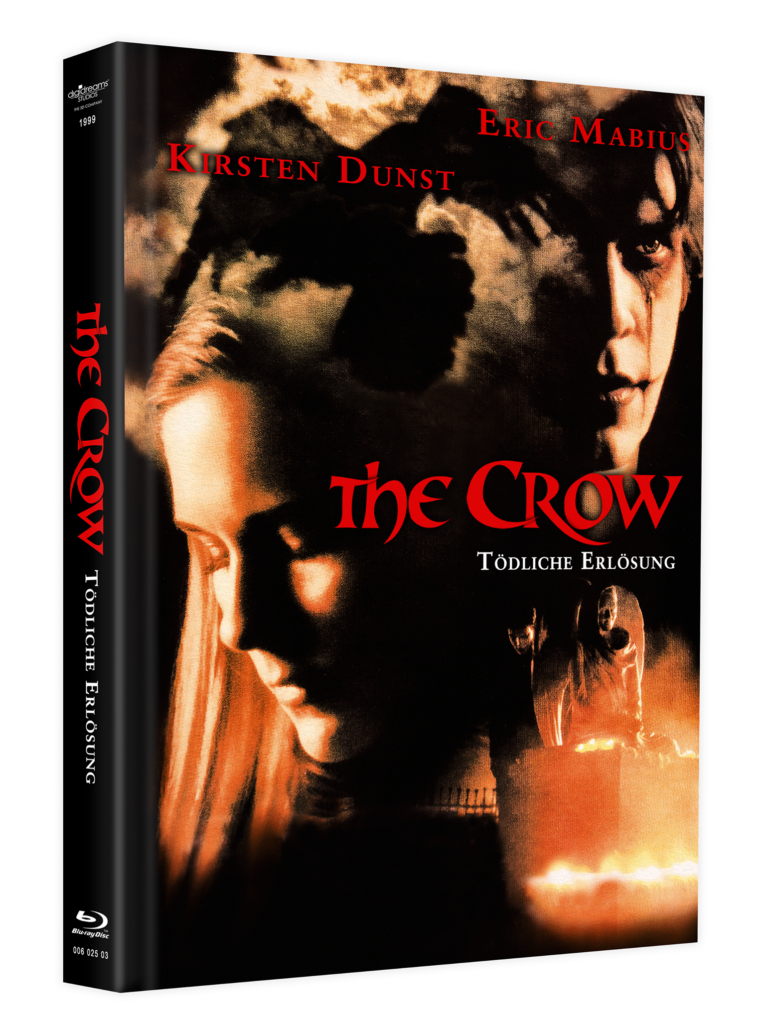 THE CROW - Tödliche Erlösung (UNCUT) MediaBook COVER B mit Blu-ray & DVD Limitiert und nummeriert auf 250 Stück