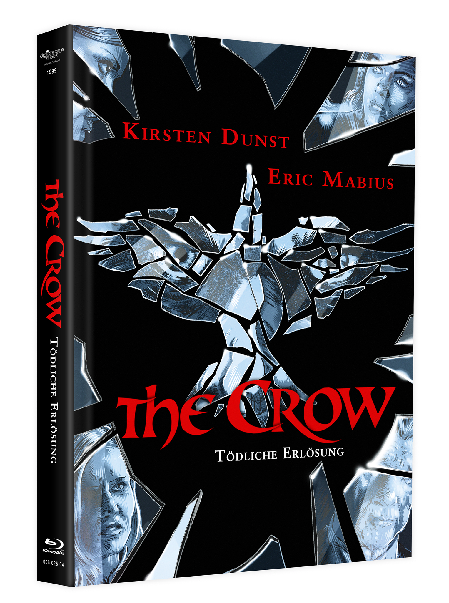 THE CROW - Tödliche Erlösung (UNCUT) MediaBook COVER A mit Blu-ray & DVD Limitiert und nummeriert auf 250 Stück