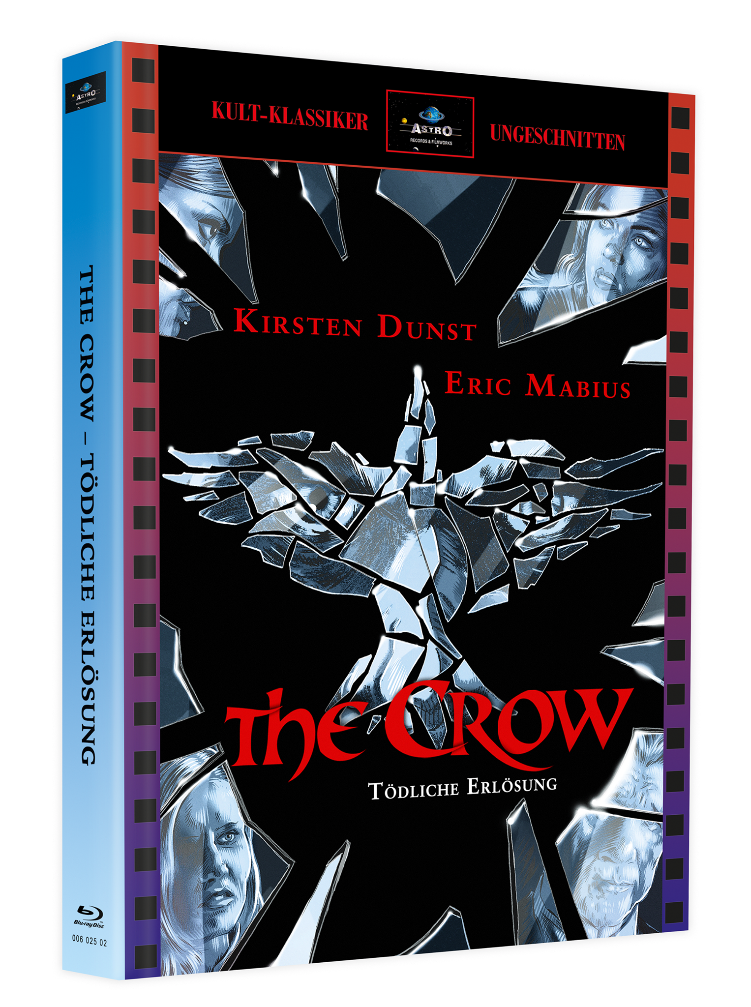 THE CROW - Tödliche Erlösung (UNCUT) Astro MediaBook mit Bonus Blu-ray DEADLY PREY 1+2 Limitiert und nummeriert auf 250 Stück