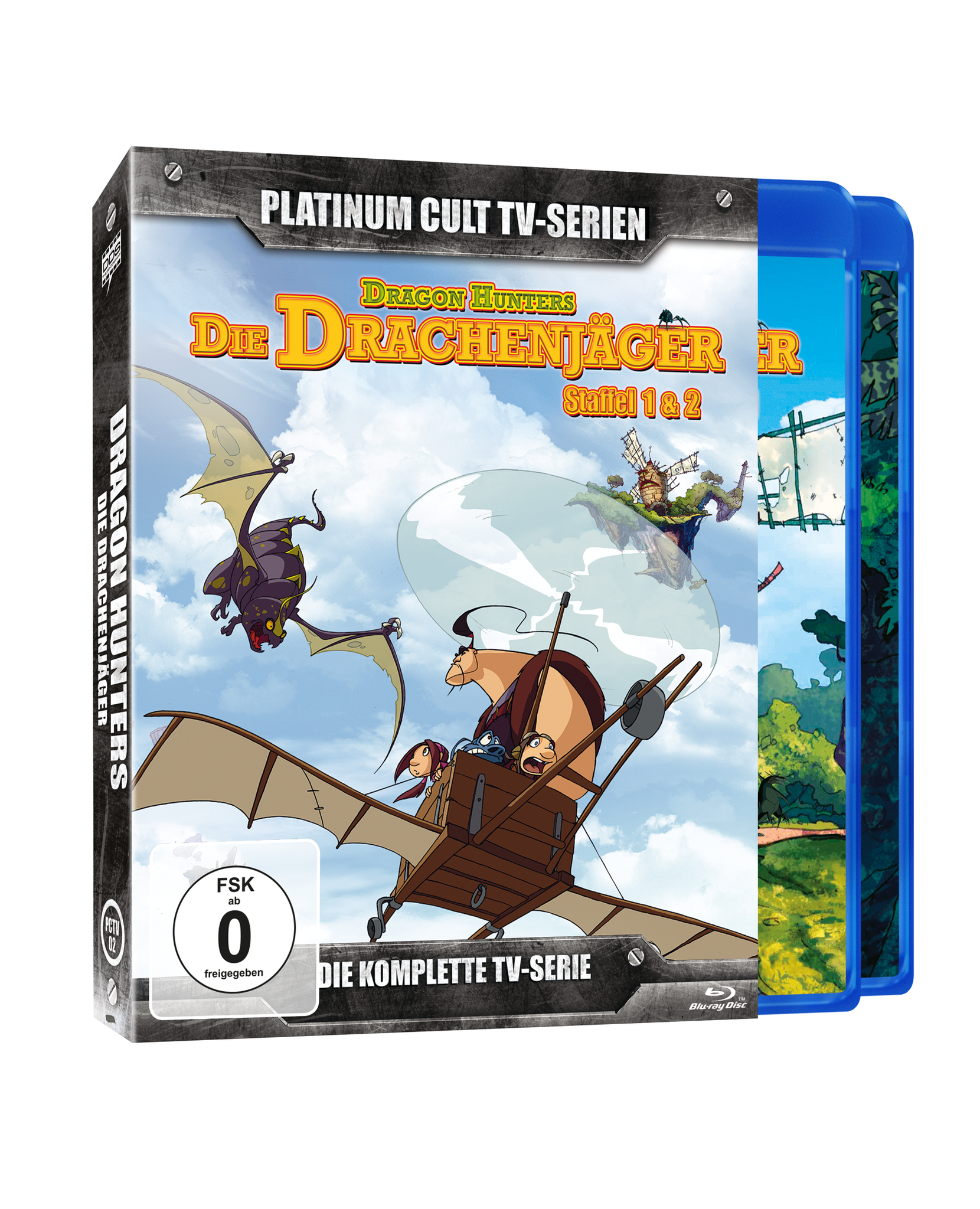 DIE DRACHENJÄGER - Dragon Hunters / Die komplette TV-Serie mit allen 52 Folgen auf 2 Blu-rays im PLATINUM CULT TV-SERIEN Sammelschuber