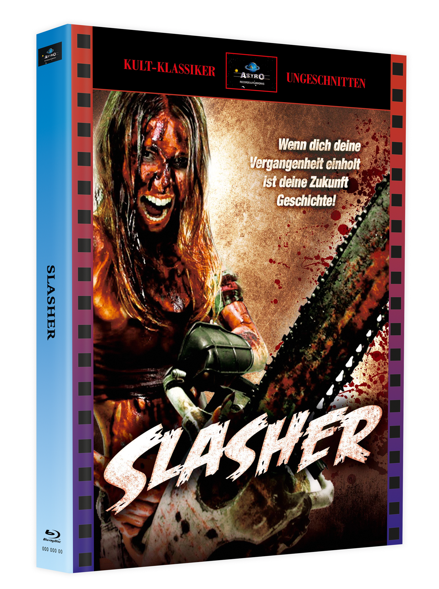 SLASHER - 2-Disc MediaBook UNCUT-Edition - Cover A(stro) - mit Bonus Blu-ray - Limitiert auf 75 Stück