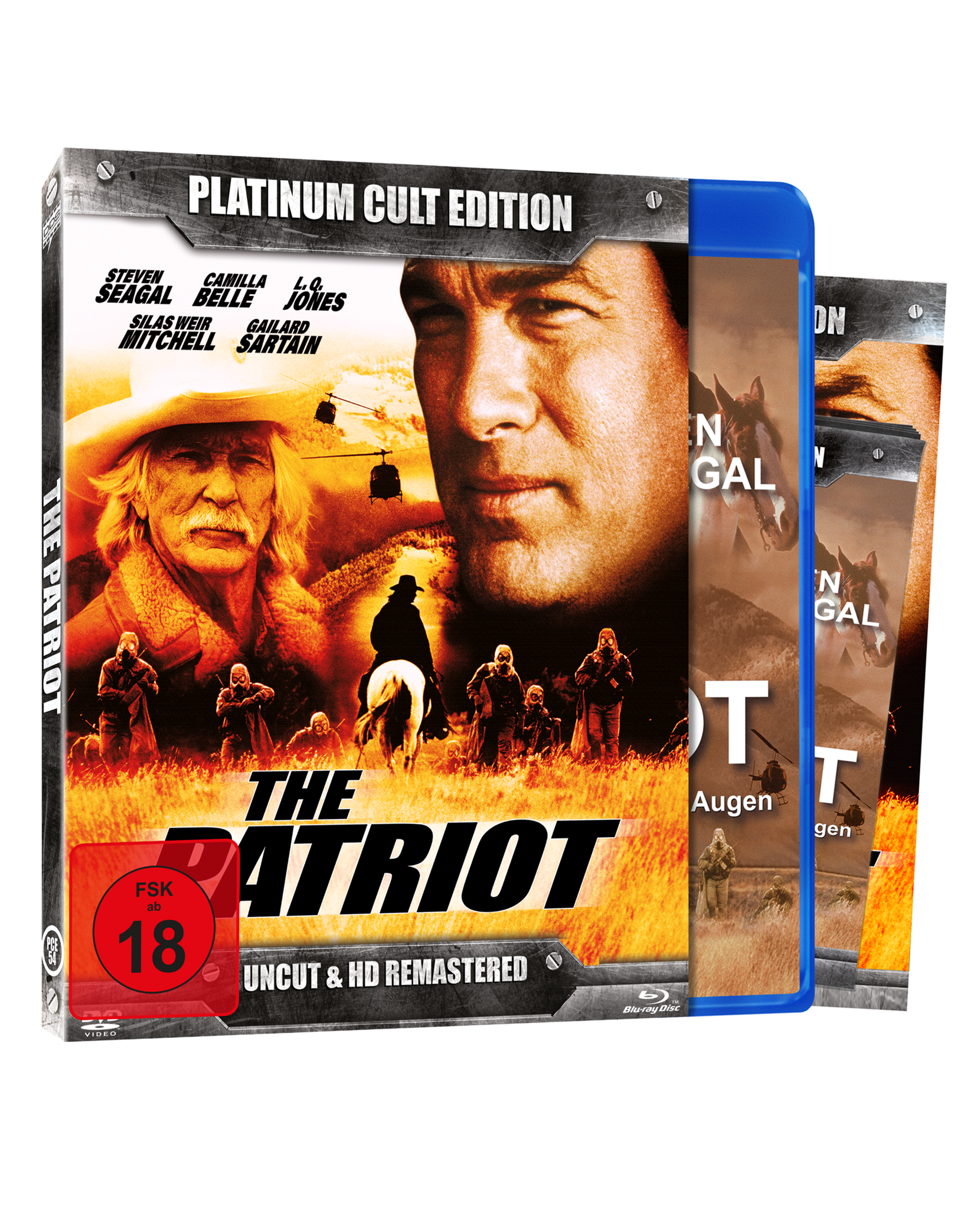 Steven Segals THE PATRIOT - 2-Disc PCE-Edition mit Blu-ray, DVD, Booklet und Sammelcoupon im Sammelschuber - Limitiert auf 666 Stück
