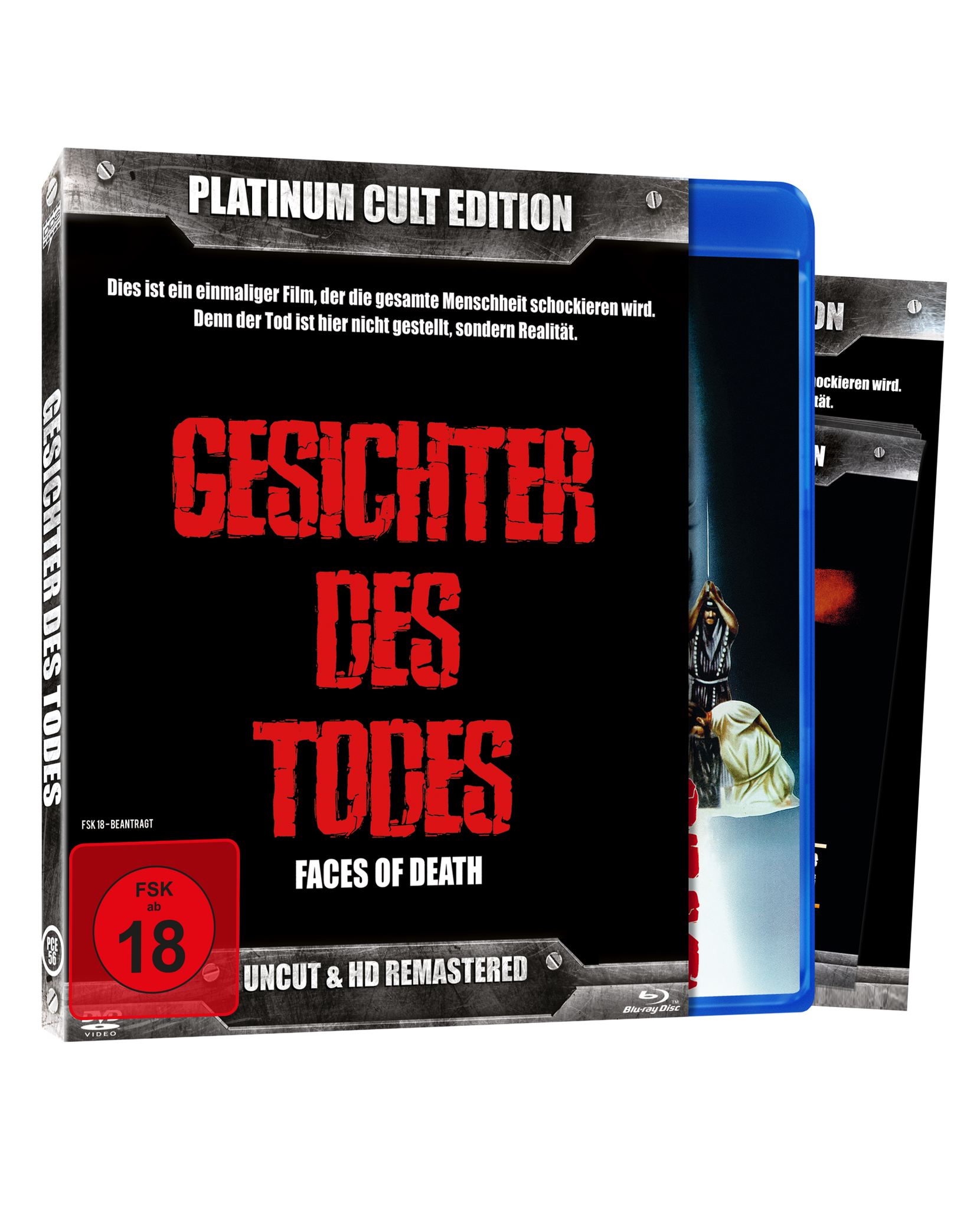 GESICHTER DES TODES UNCUT 3-Disc-PCE-Sammeledition im Schuber / Limitiert auf 666 Stück
