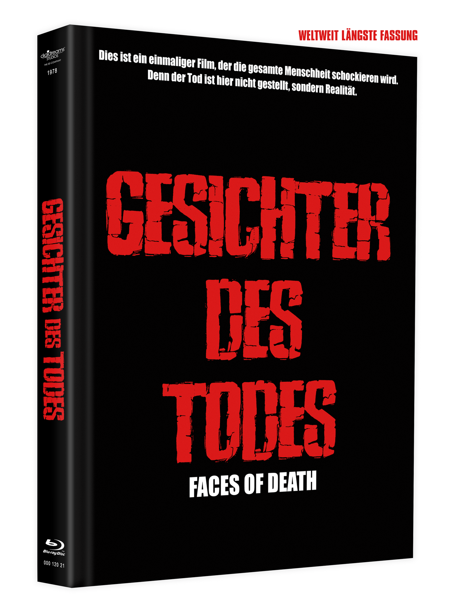 GESICHTER DES TODES UNCUT 3-Disc-MediaBook Cover A / Limitiert auf 500 Stück