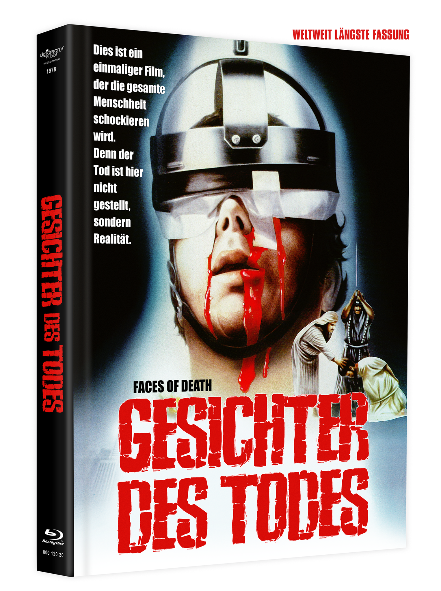 GESICHTER DES TODES UNCUT 3-Disc-MediaBook Cover B / Limitiert auf 250 Stück
