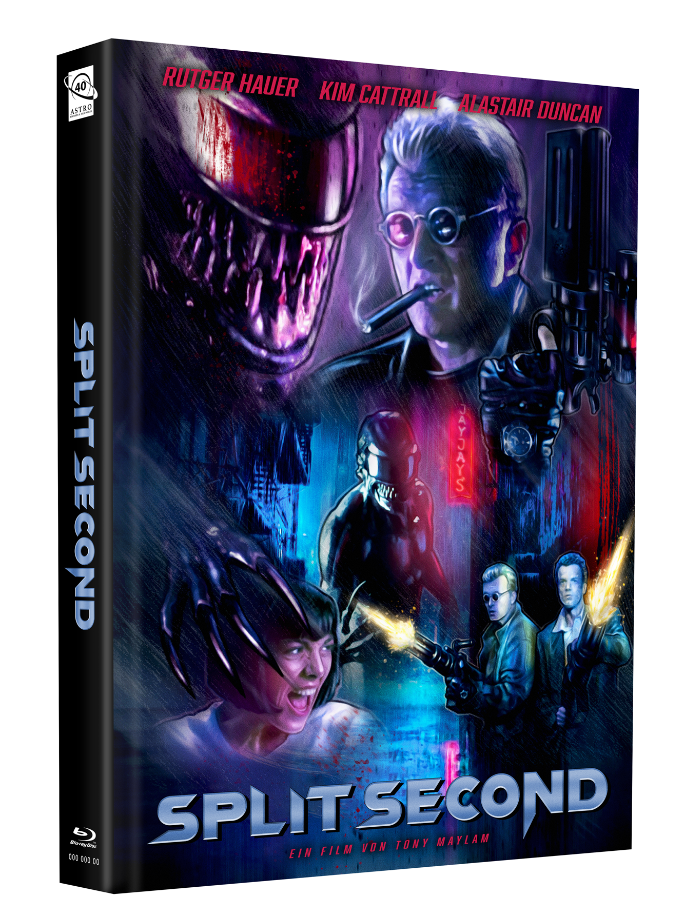 SPLIT SECOND - 4K auf Blu-ray - Original 3-Disc Astro Premium Medienbuch - Cover G limitiert auf 66 Stück